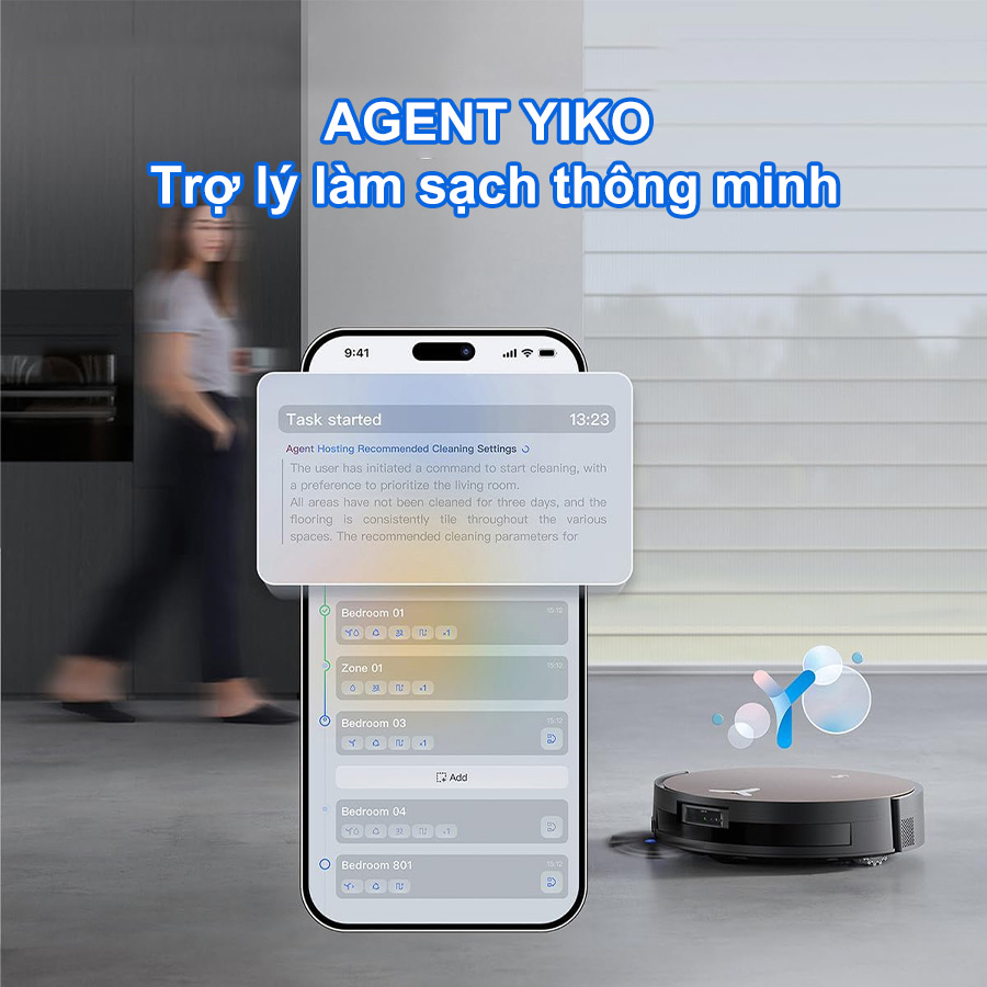 Robot Hút Bụi Lau Nhà Ecovacs Deebot X11 OmniCyclone 27