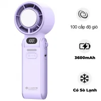 Quạt Cầm Tay Mini Có Sò Lạnh Lumias F3600 Purple