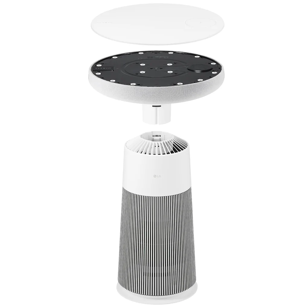 Máy Lọc Không Khí Kèm Loa LG PuriCare Aero Speaker AS20GSHU0.ABAE Màu Trắng 4