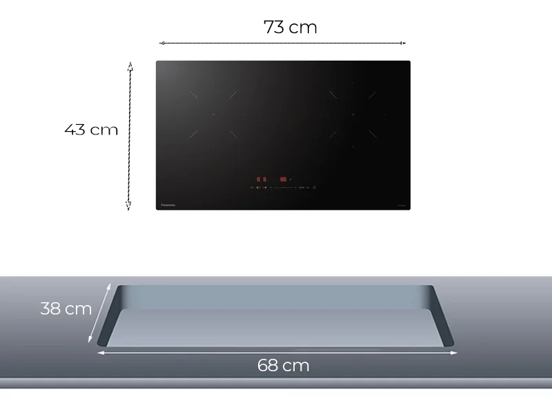 Bếp Điện Từ Đôi Panasonic KY-R72AELYUE 6