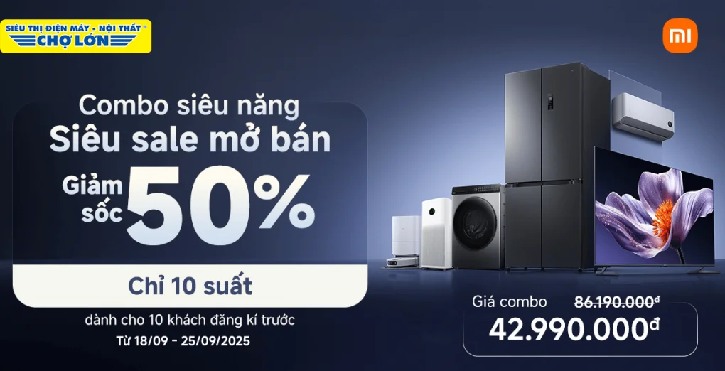 Combo Xiaomi sale mở bán