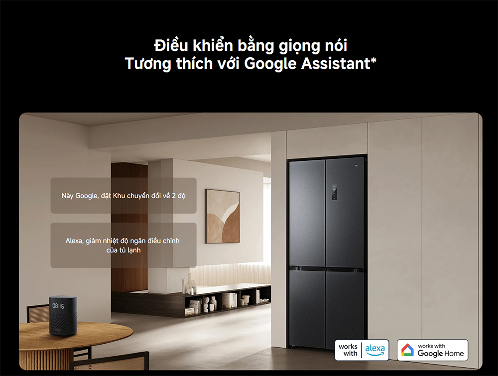 Tủ Lạnh Xiaomi Inverter 510 Lít Mijia Cross Door VN 14