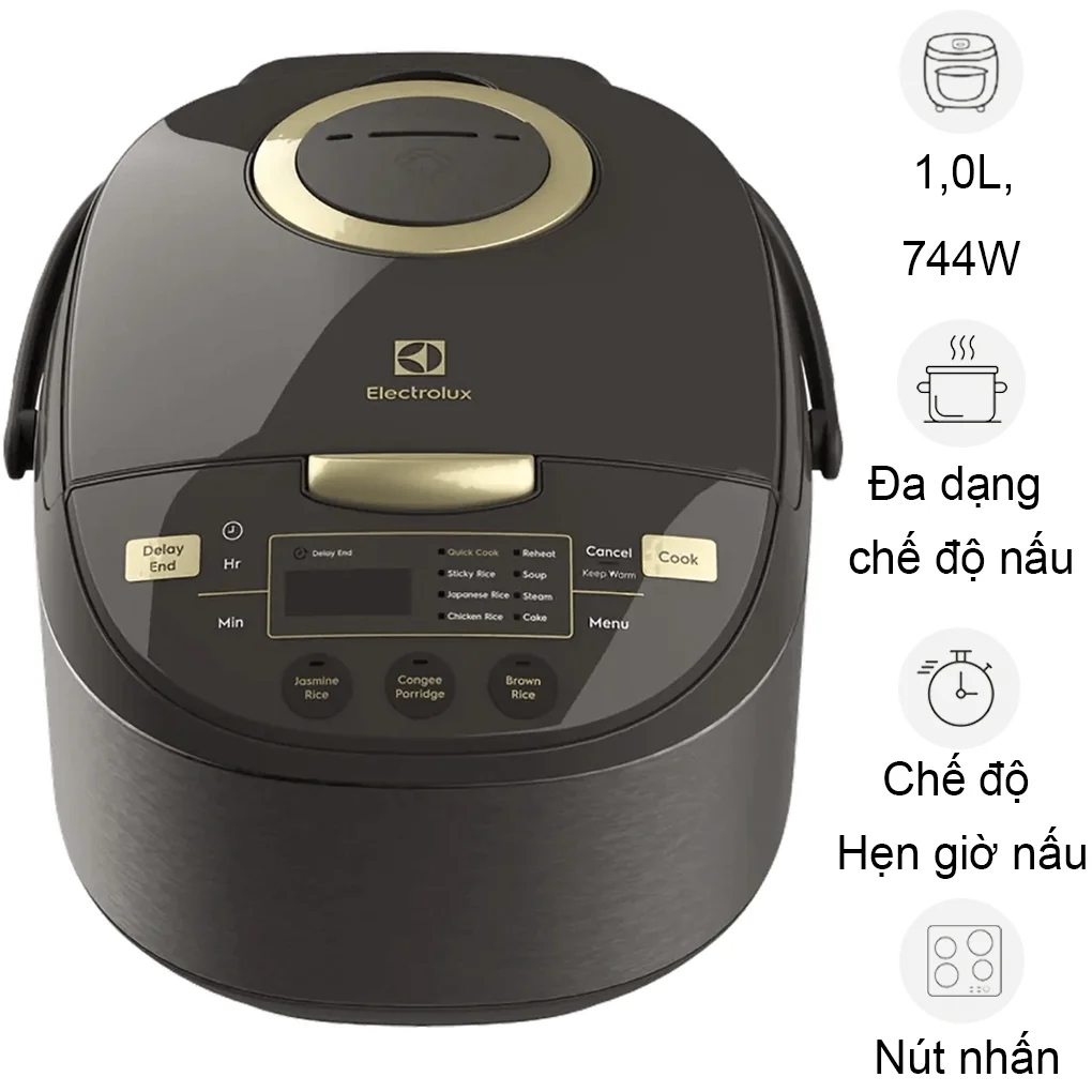 Nồi Cơm Điện Tử Electrolux E7RC1-550K 1 Lít