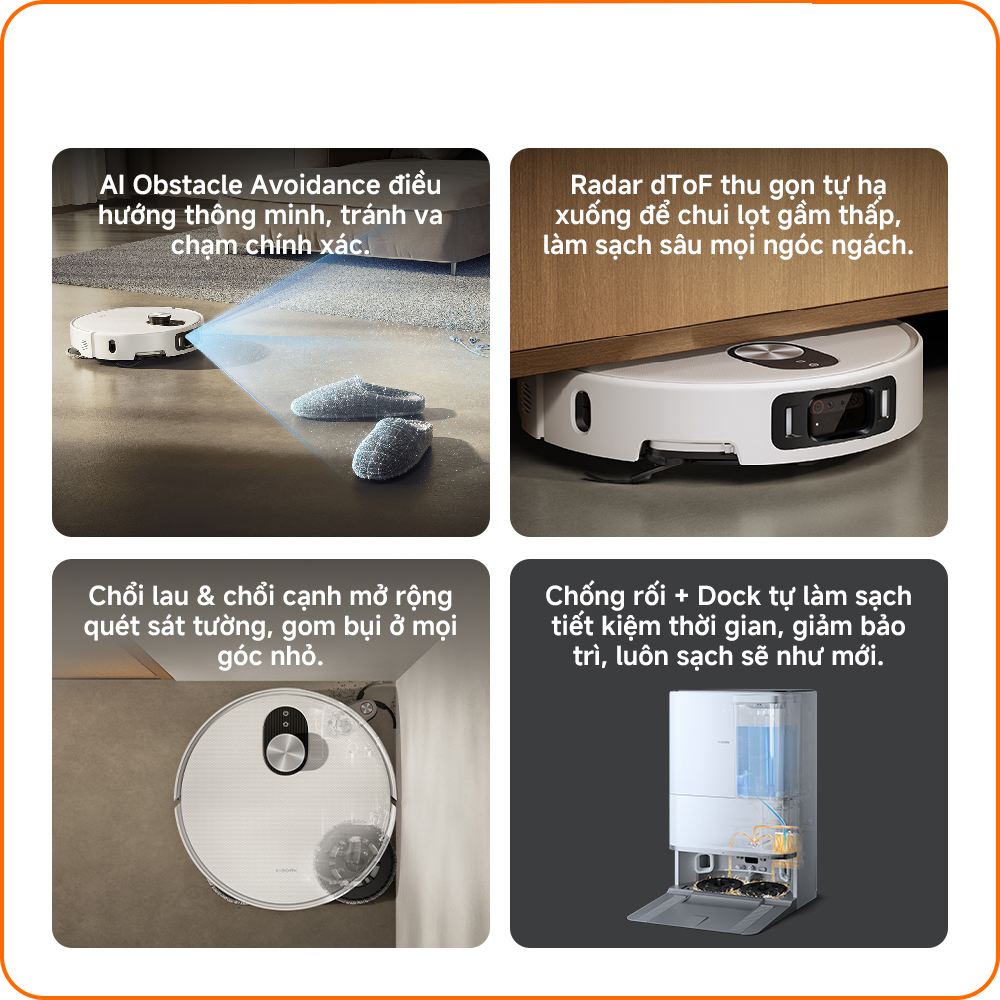 Robot Hút Bụi Lau Nhà Xiaomi Vacuum 5 Pro (BHR07WFEU) 12