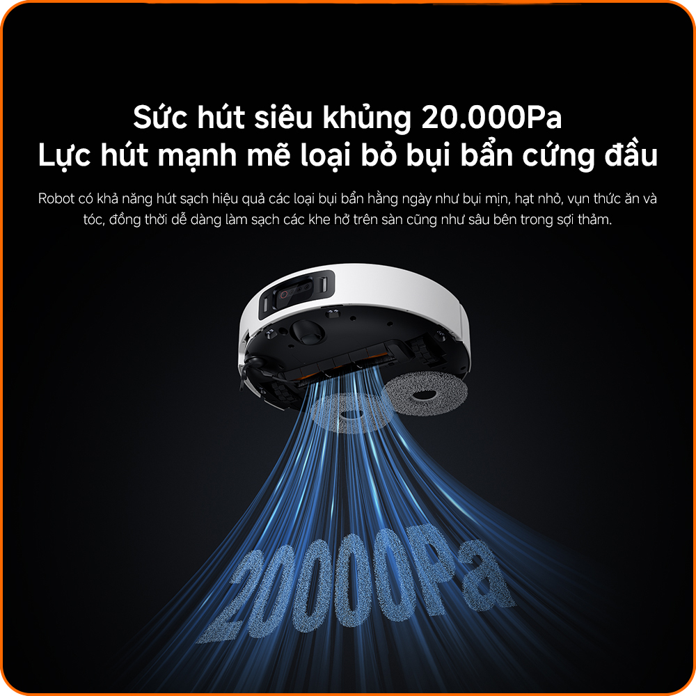Robot Hút Bụi Lau Nhà Xiaomi Vacuum 5 Pro (BHR07WFEU) 16