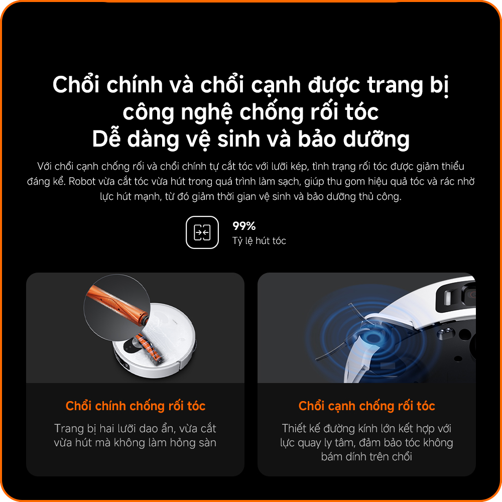 Robot Hút Bụi Lau Nhà Xiaomi Vacuum 5 Pro (BHR07WFEU) 17