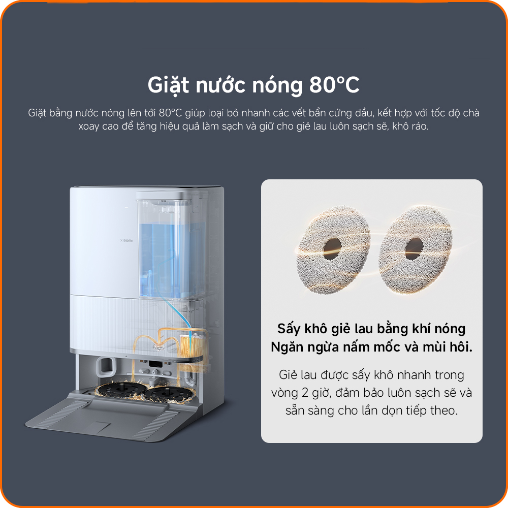 Robot Hút Bụi Lau Nhà Xiaomi Vacuum 5 Pro (BHR07WFEU) 18