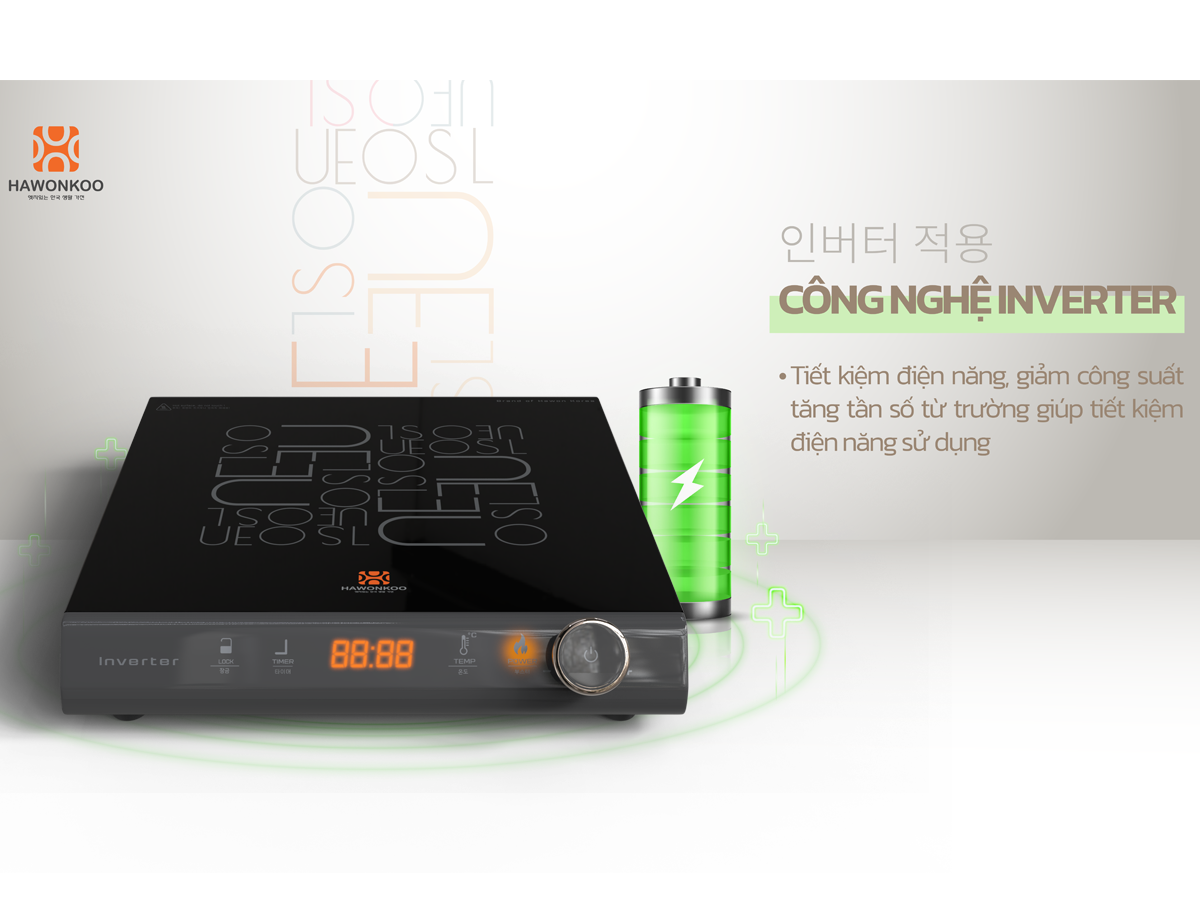 Bếp Điện Từ Đơn Kèm Nồi Lẩu Hawonkoo SEOUL-CEH-108-INVERTER-GR 14