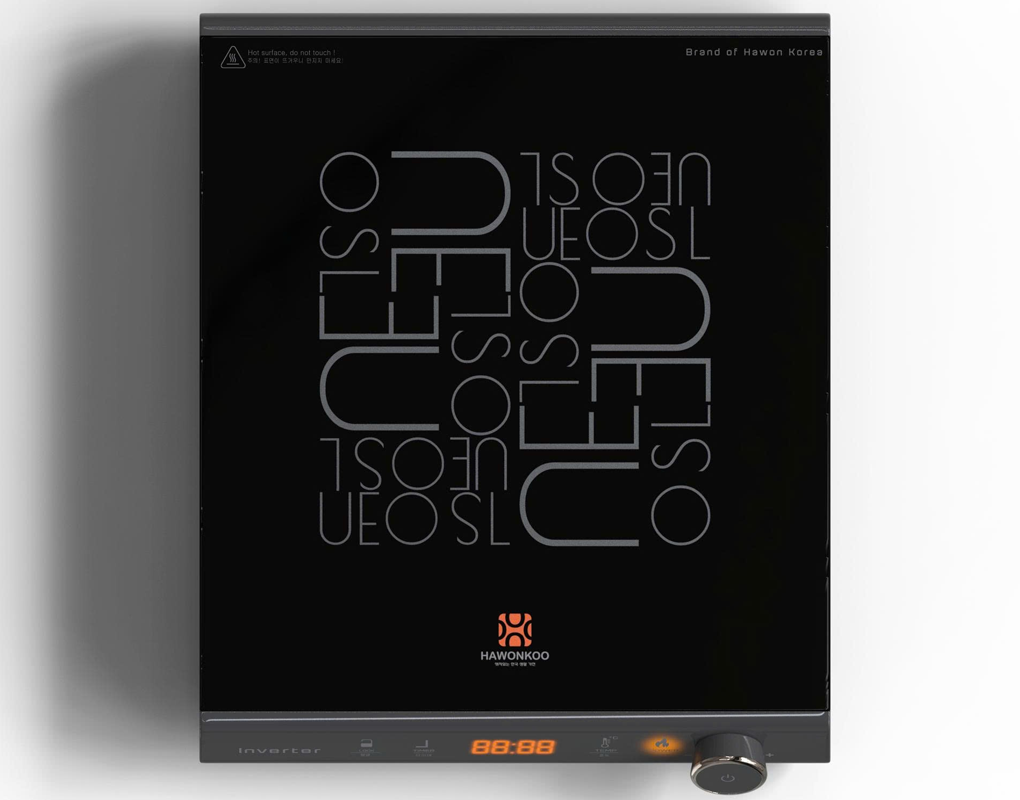 Bếp Điện Từ Đơn Kèm Nồi Lẩu Hawonkoo SEOUL-CEH-108-INVERTER-GR 0