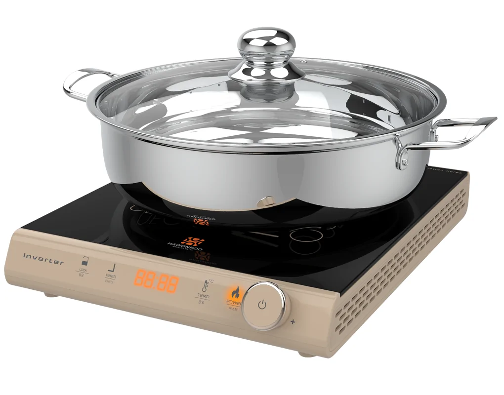 Bếp Điện Từ Đơn Kèm Nồi Lẩu Hawonkoo SEOUL-CEH-108-INVERTER-CF 1