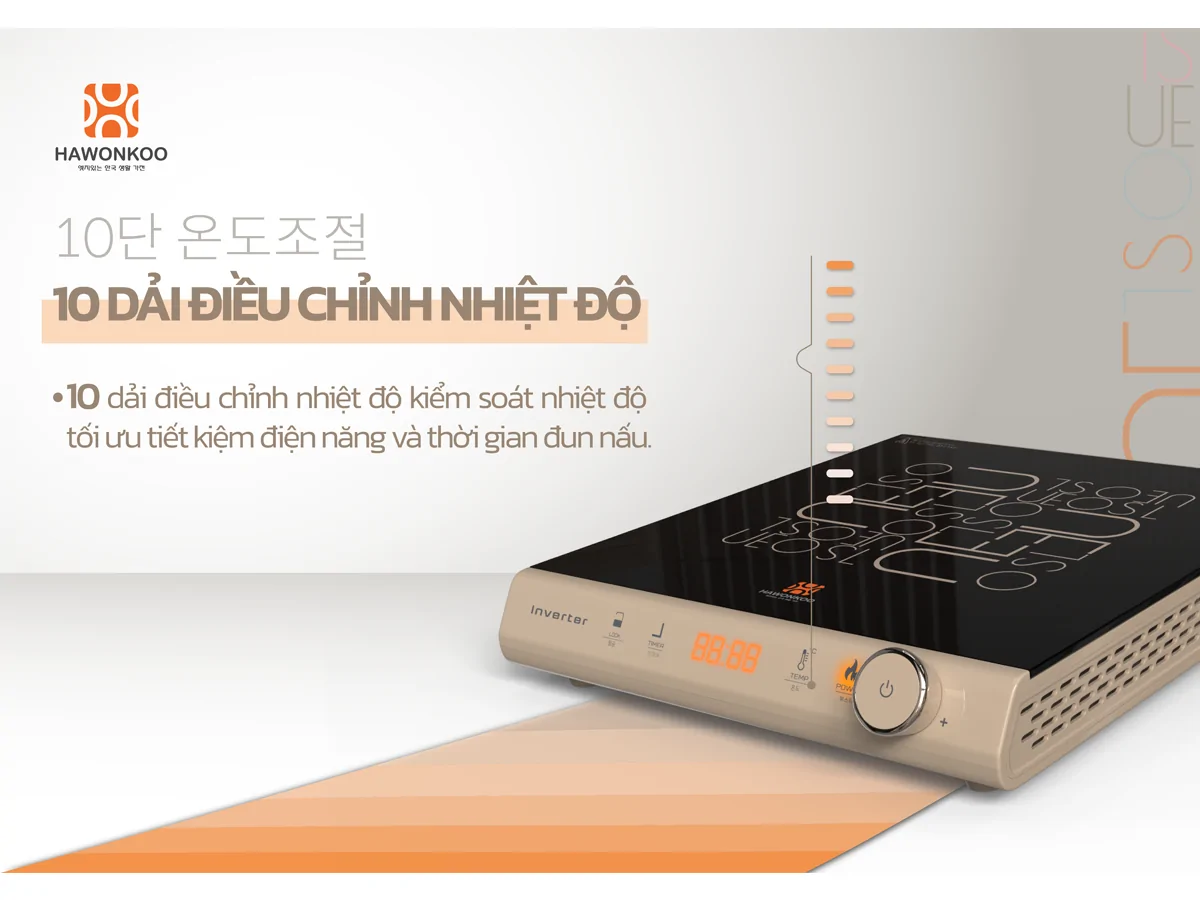 Bếp Điện Từ Đơn Kèm Nồi Lẩu Hawonkoo SEOUL-CEH-108-INVERTER-CF 19