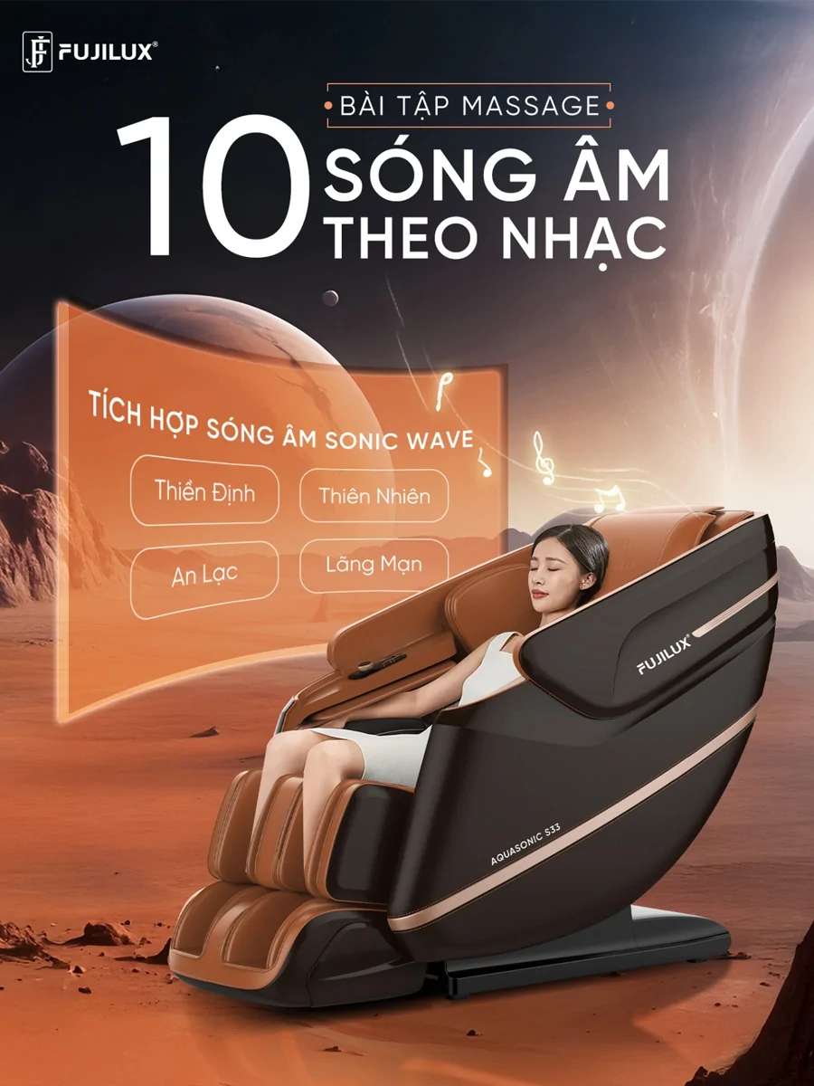 Ghế Massage FujiLux AquaSonic S33 6