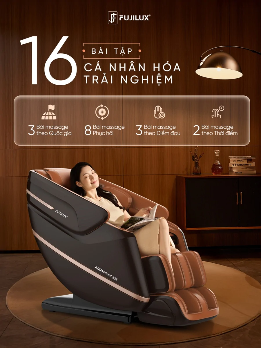 Ghế Massage FujiLux AquaSonic S33 7