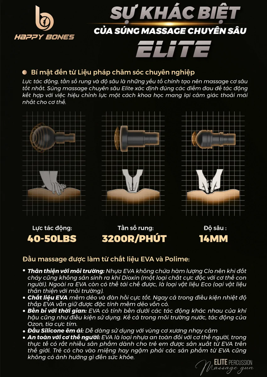 Máy Massage Cầm Tay Happy Bones 9