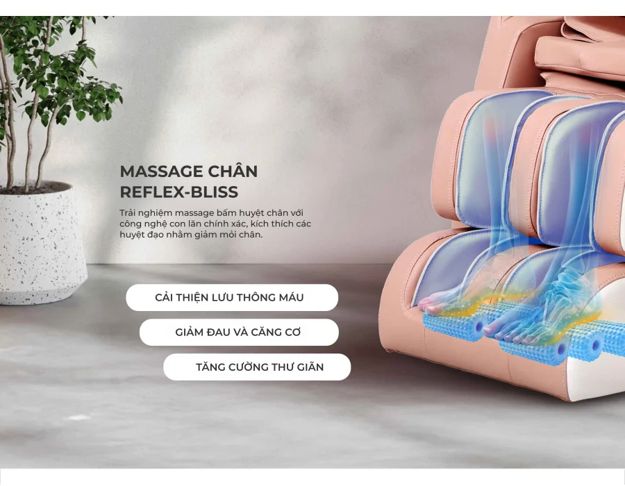 Ghế Massage Gintell B-Bravo GT9850BV 6