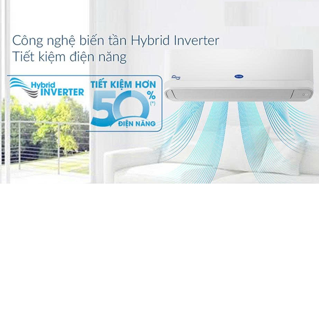 Máy Lạnh Carrier Inverter 1.5 Hp 38/42GCVBE013-703V- Thương Hiệu Mỹ 4