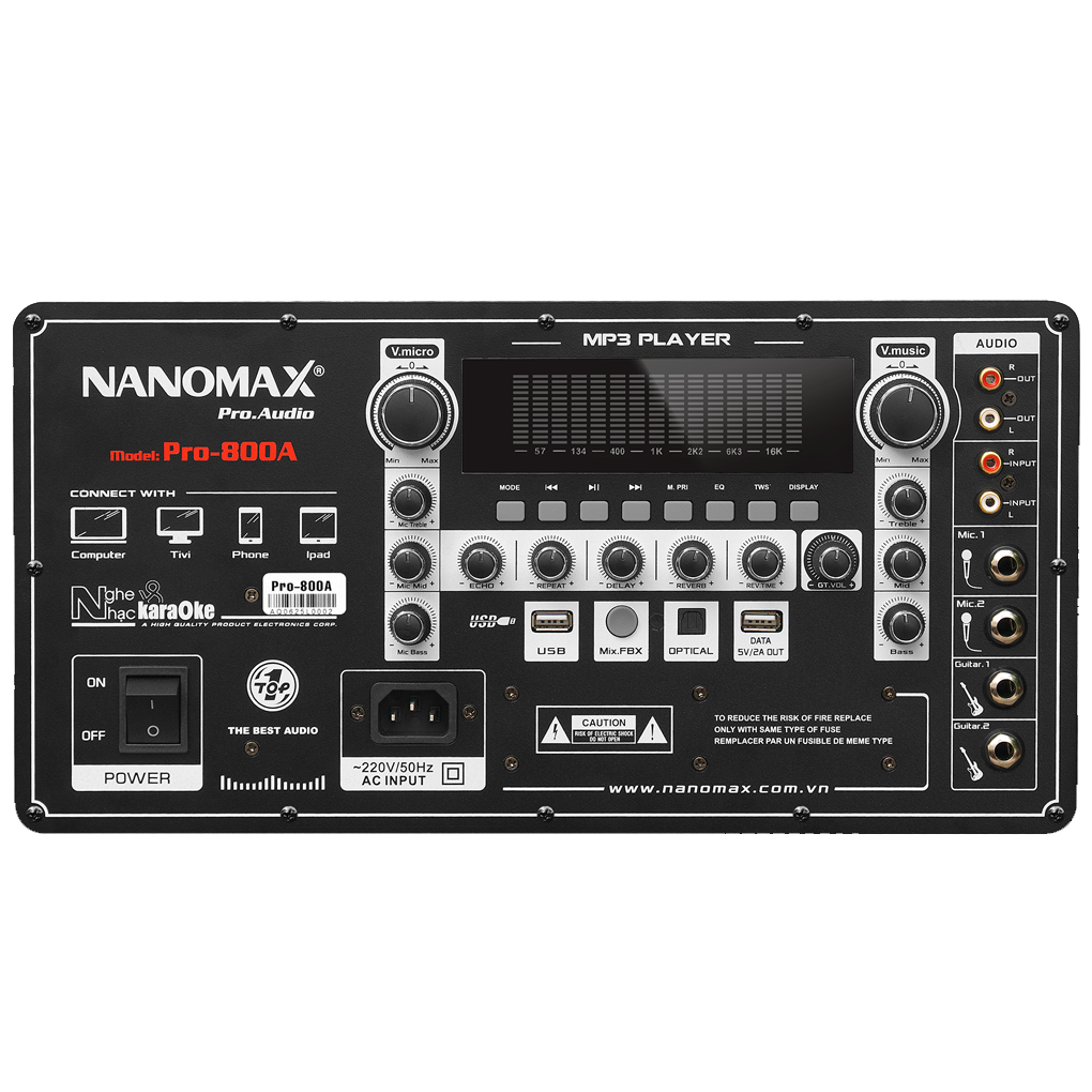Loa Kéo Nanomax Pro 800A 3600W 6
