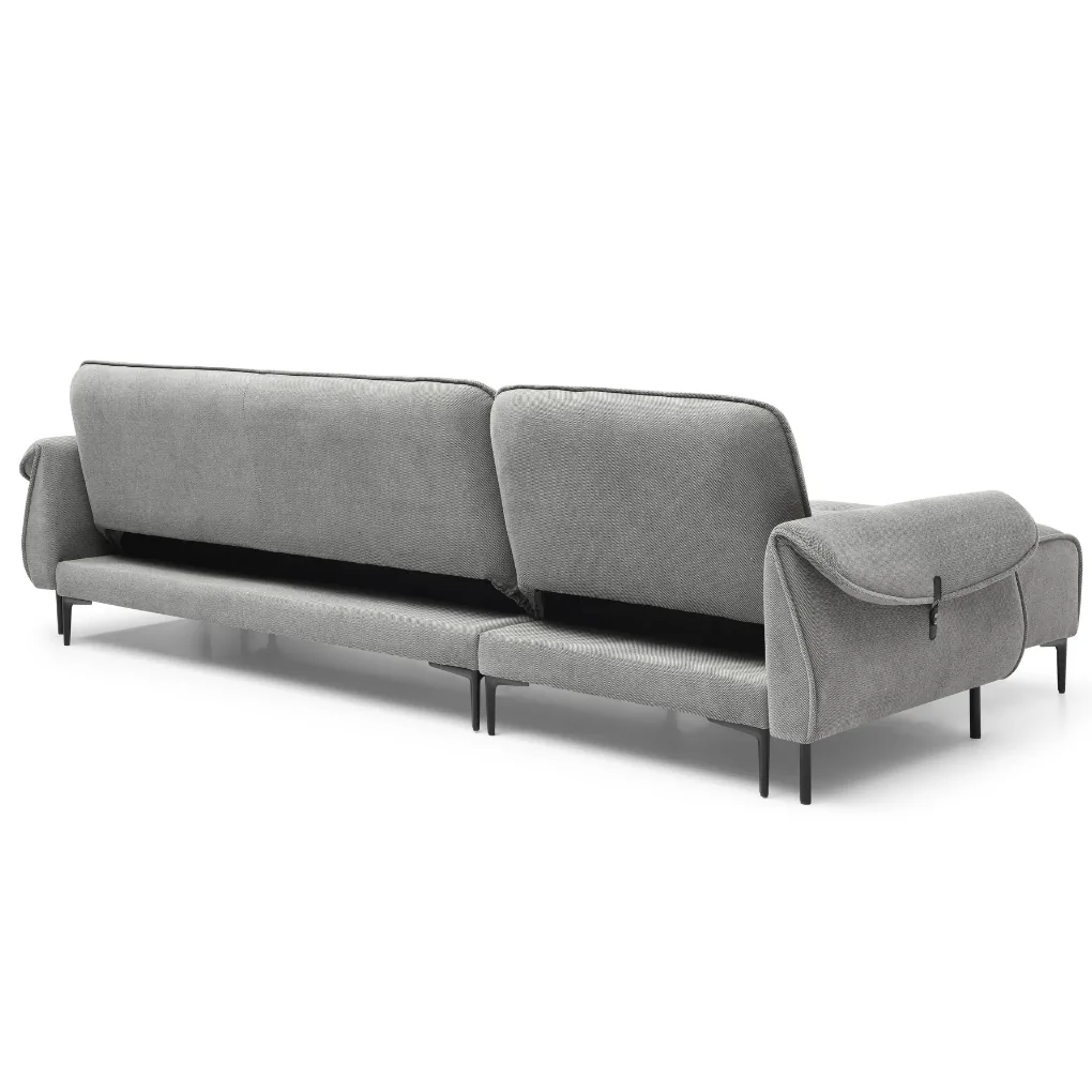Sofa L (Góc trái) Rachel 1542 Xám đậm 3