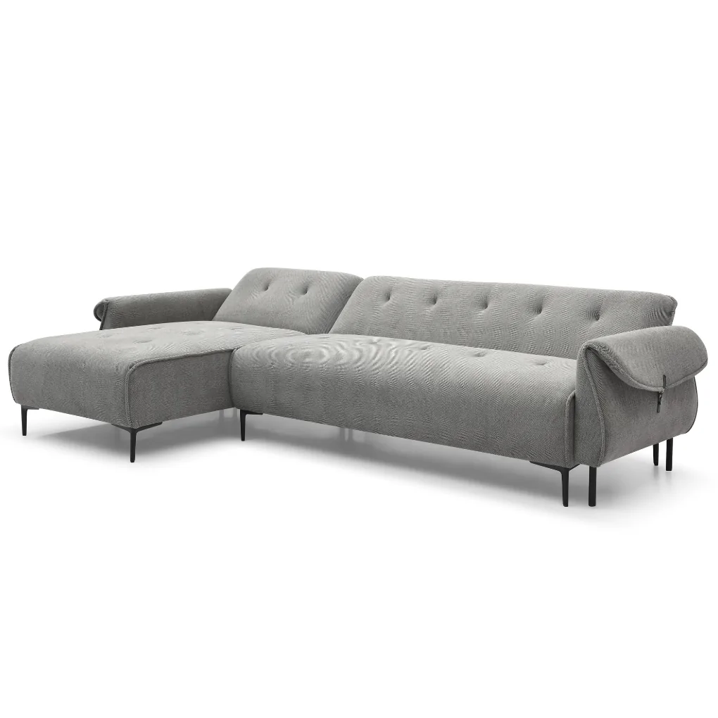 Sofa L (Góc trái) Rachel 1542 Xám đậm 1