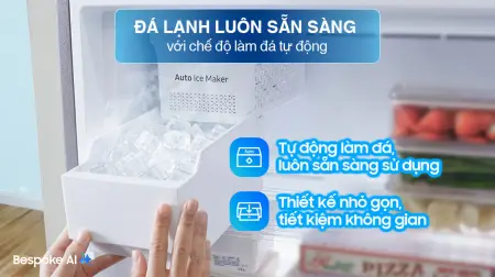 Tủ Lạnh Samsung Inverter 385 Lít Bespoke RT38CB668422SV