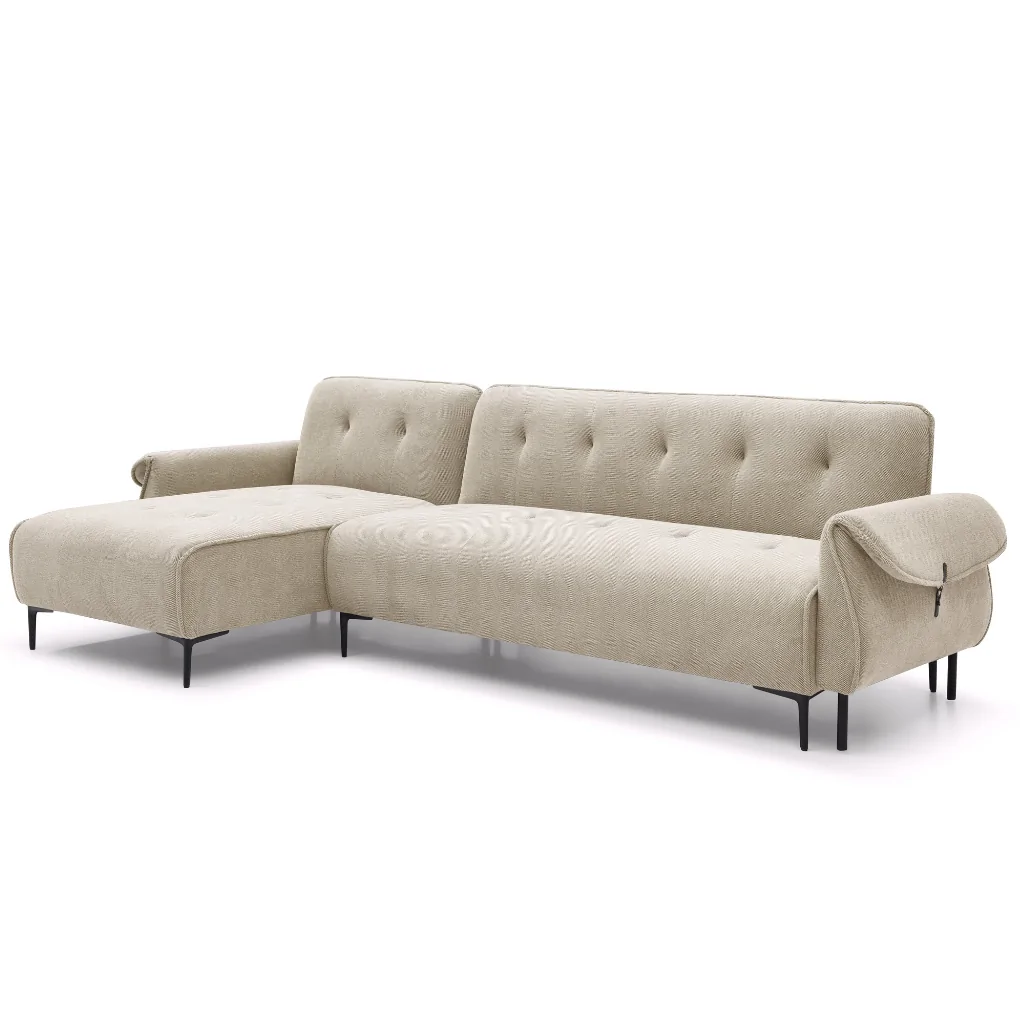 Sofa Góc L Rachel 1542 Nâu 2