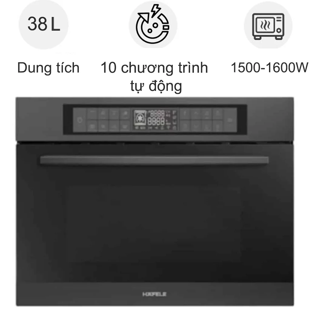 Lò Vi Sóng Kết Hợp Nướng Hafele HC-MWO381B 495.10.044 38 Lít