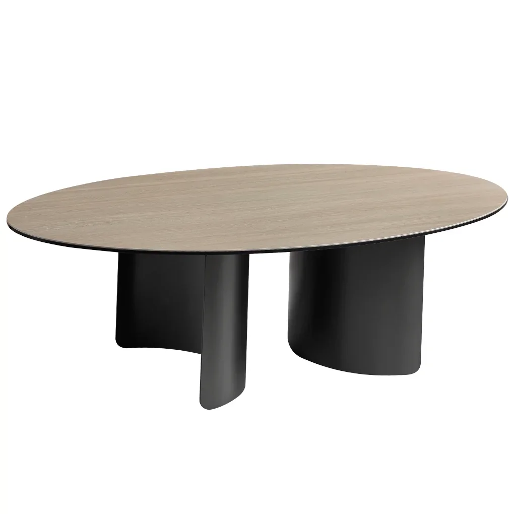 Bộ Bàn coffee Saga VC9504-C Kem + Bàn góc Saga VC9504-E Kem 1