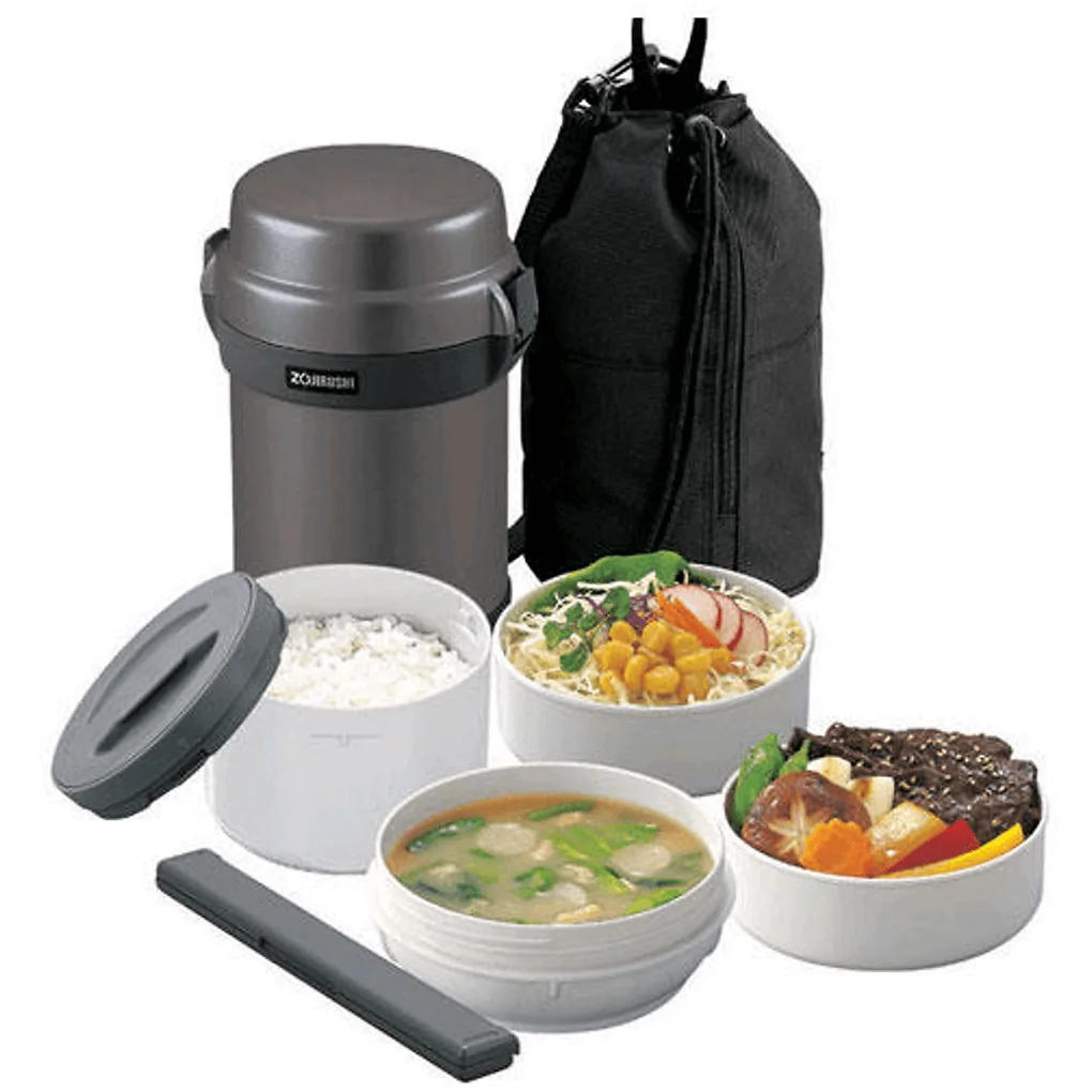 Hộp Cơm Giữ Nhiệt Zojirushi SL-JAF14-HG - 1.23 Lít - Màu Kim Loại