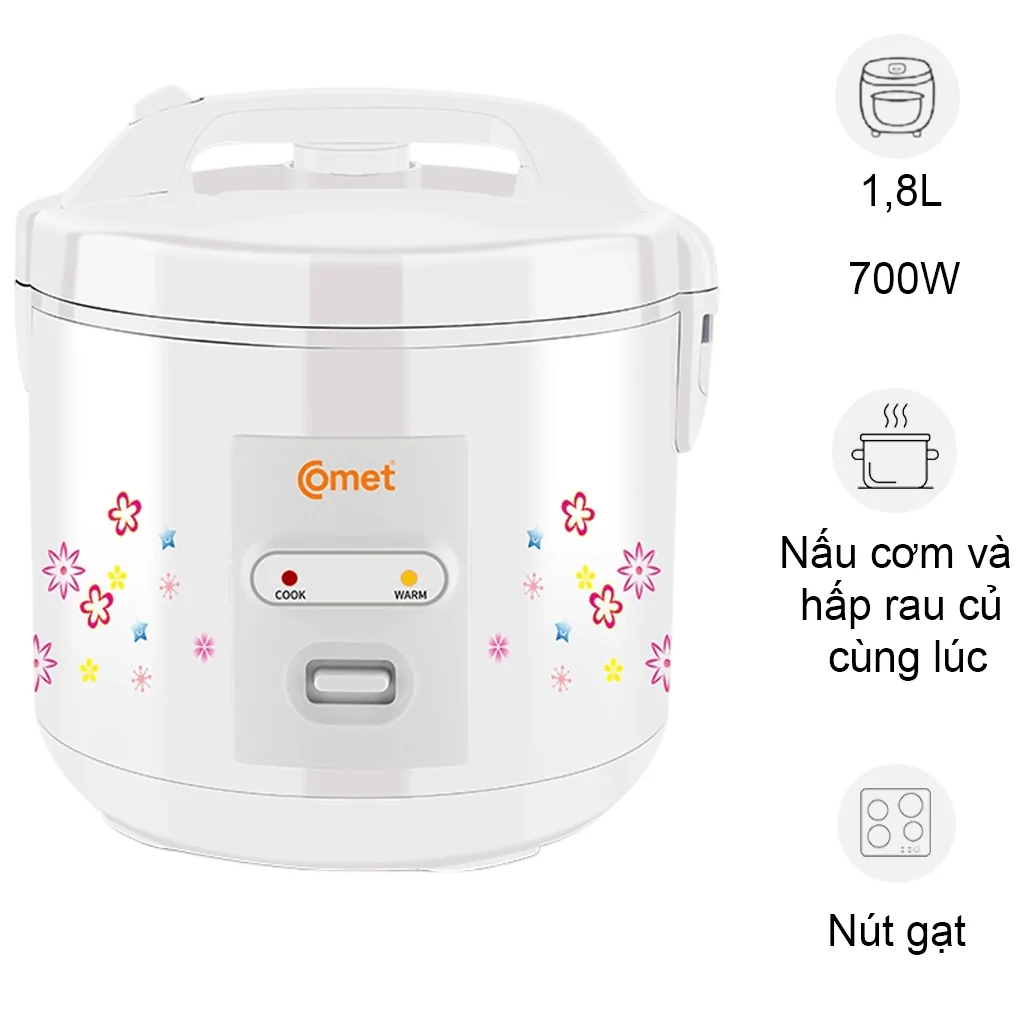 Nồi Cơm Điện Comet CM8015 1.8 Lít
