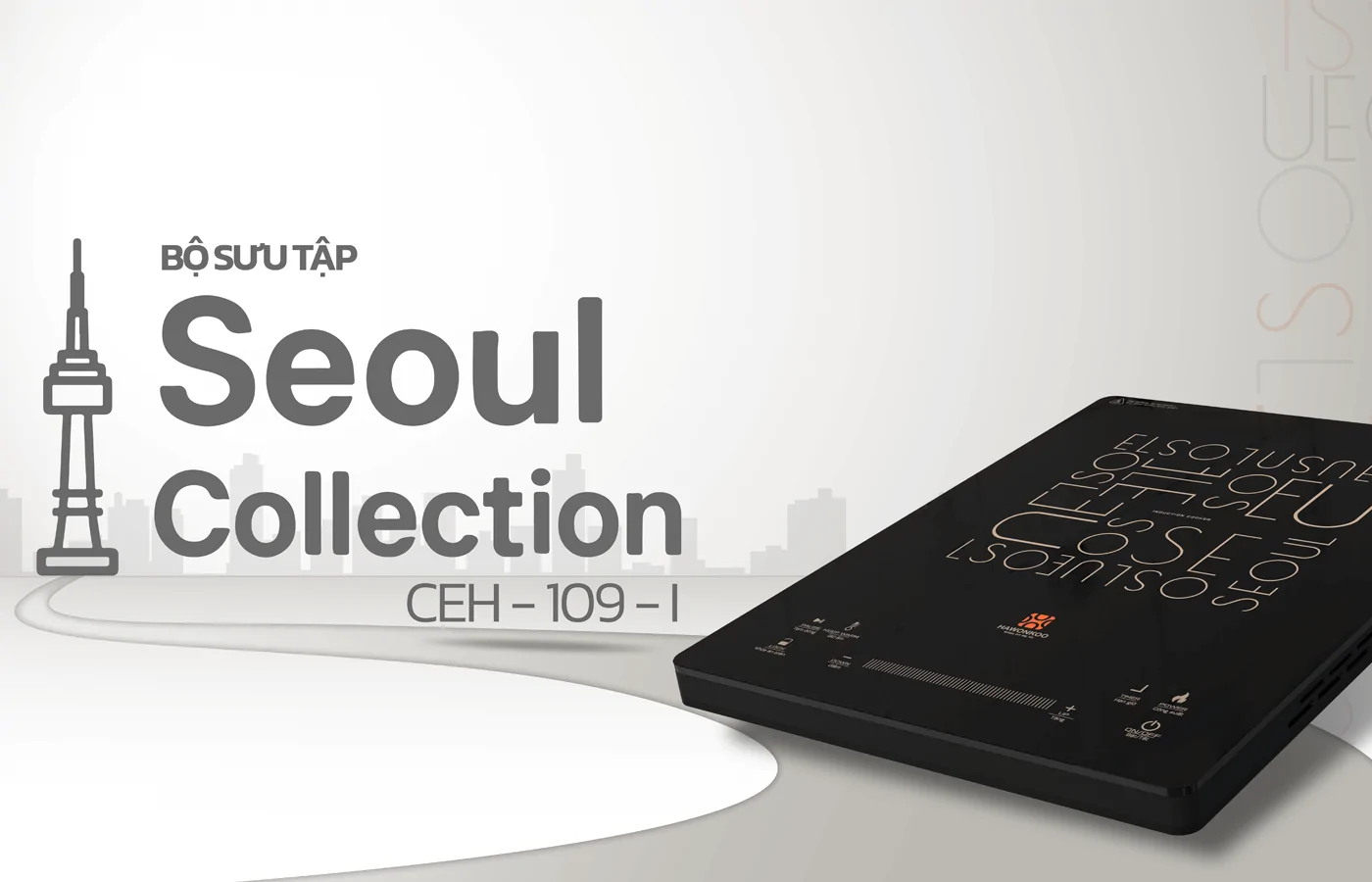 Bếp Điện Từ Đơn Kèm Nồi Lẩu Hawonkoo SEOUL-CEH-109-I 16