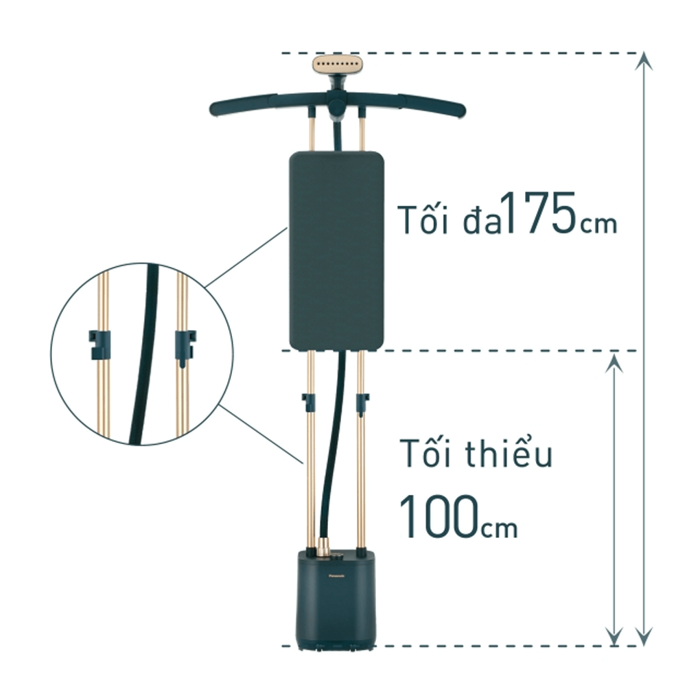 Bàn Ủi Hơi Nước Đứng Panasonic NI-GWG090GRA 12
