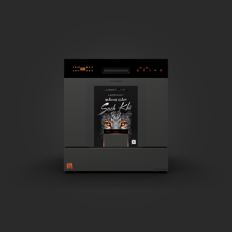 Máy Rửa Bát Junger Leopard DWJ-136-VG - Xuất Xứ Thái Lan 0