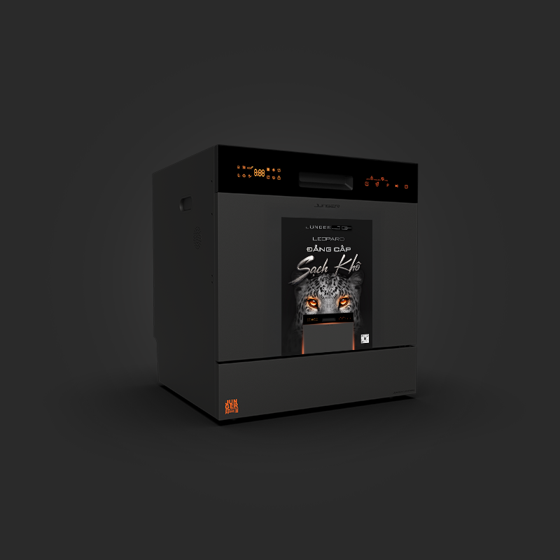 Máy Rửa Bát Junger Leopard DWJ-136-VG - Xuất Xứ Thái Lan 2