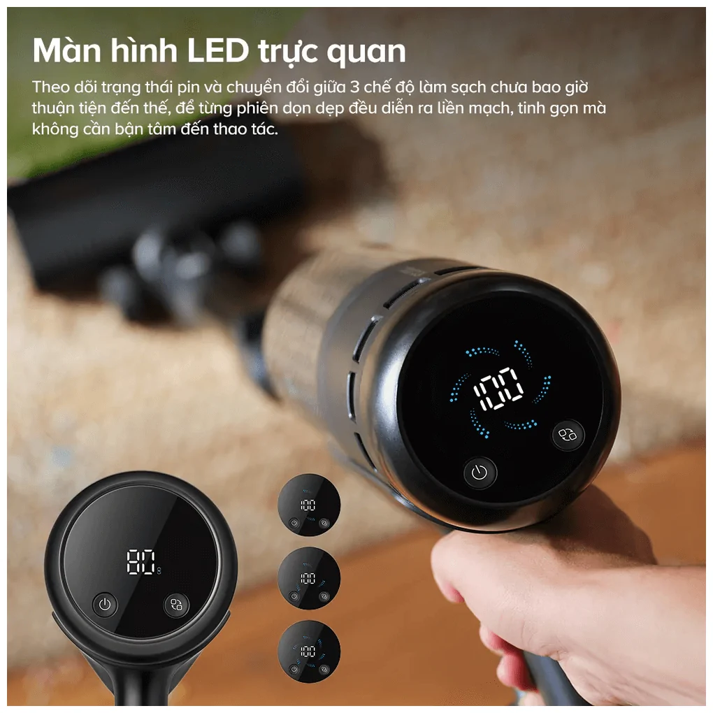 Máy Hút Bụi Cầm Tay Roborock H60 Ultra Đen 10