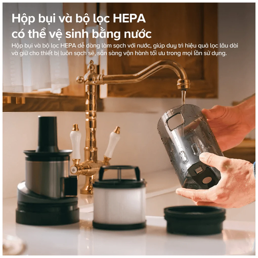 Máy Hút Bụi Cầm Tay Roborock H60 Ultra Đen 12