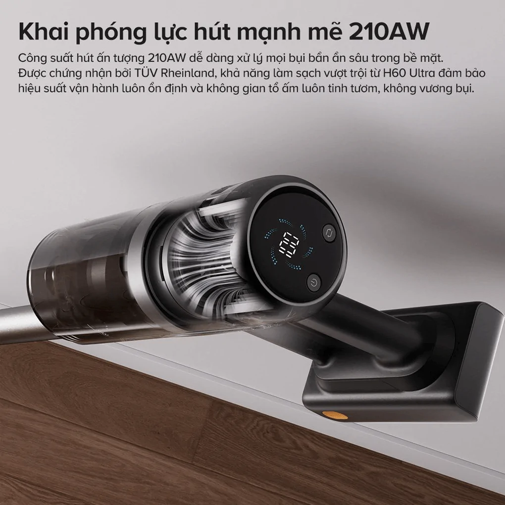 Máy Hút Bụi Cầm Tay Roborock H60 Ultra Đen 2