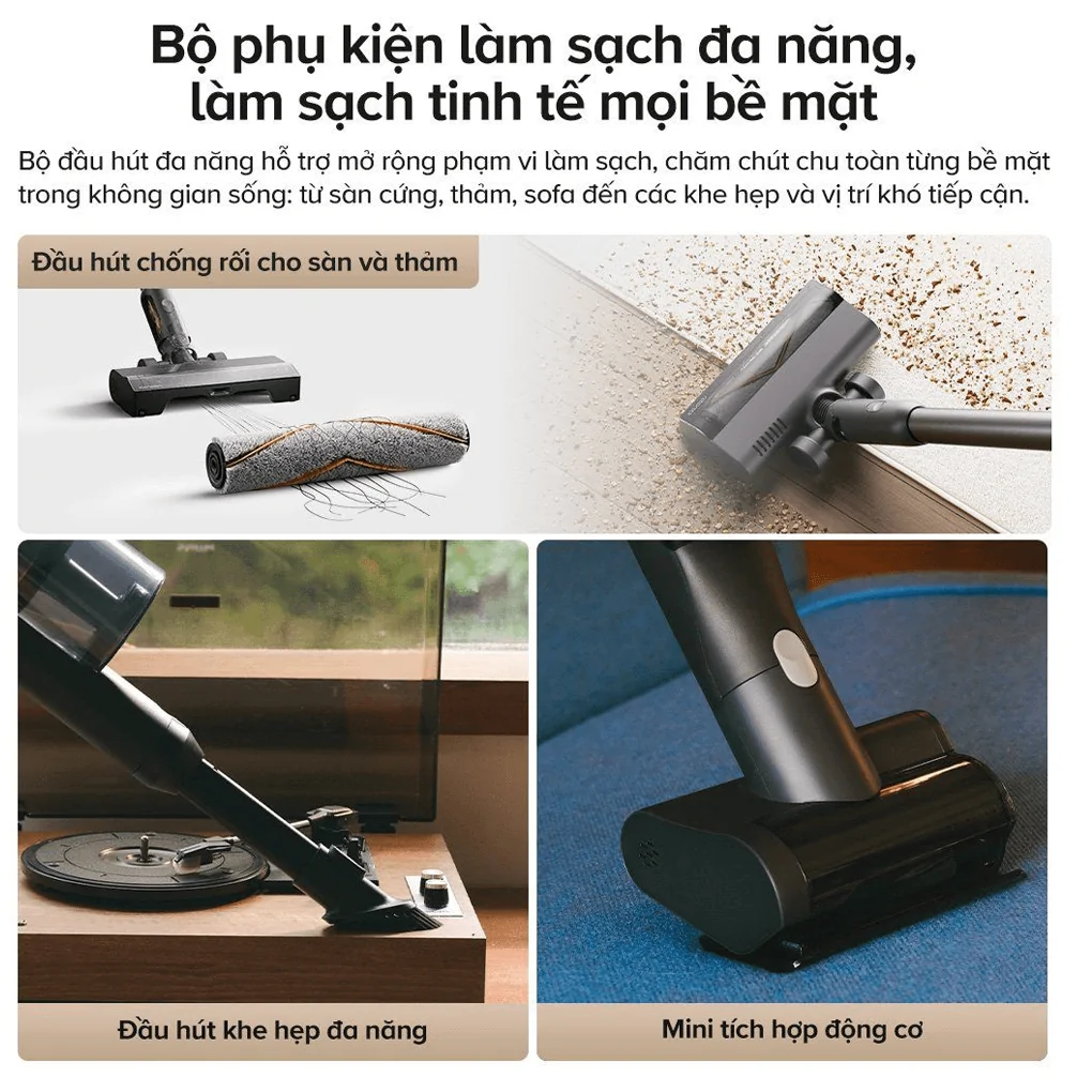 Máy Hút Bụi Cầm Tay Roborock H60 Ultra Đen 3