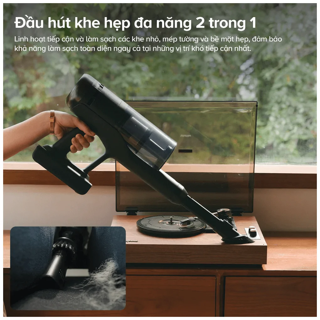 Máy Hút Bụi Cầm Tay Roborock H60 Ultra Đen 5