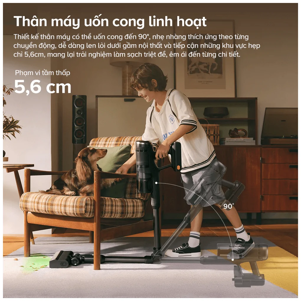 Máy Hút Bụi Cầm Tay Roborock H60 Ultra Đen 7