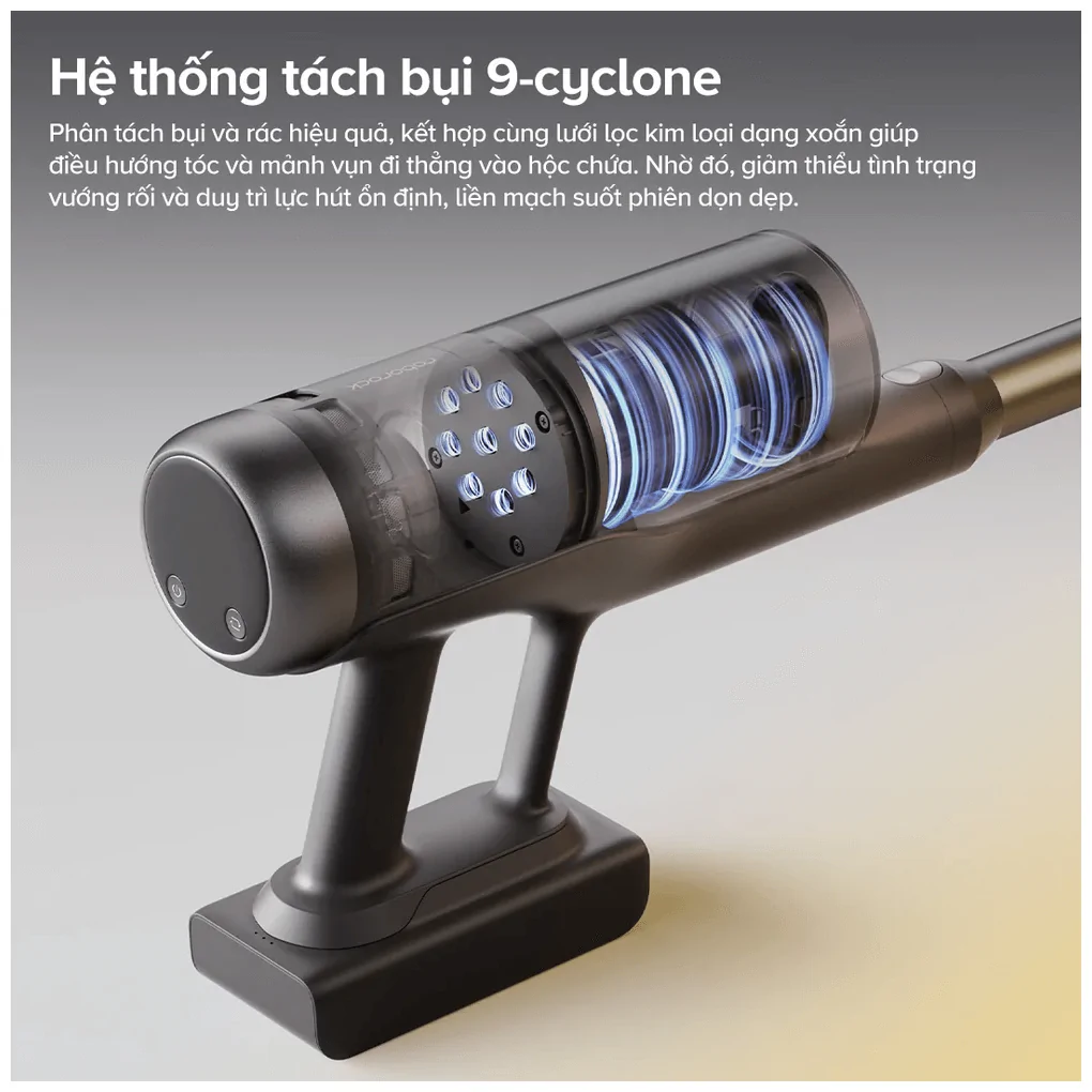 Máy Hút Bụi Cầm Tay Roborock H60 Ultra Đen 9