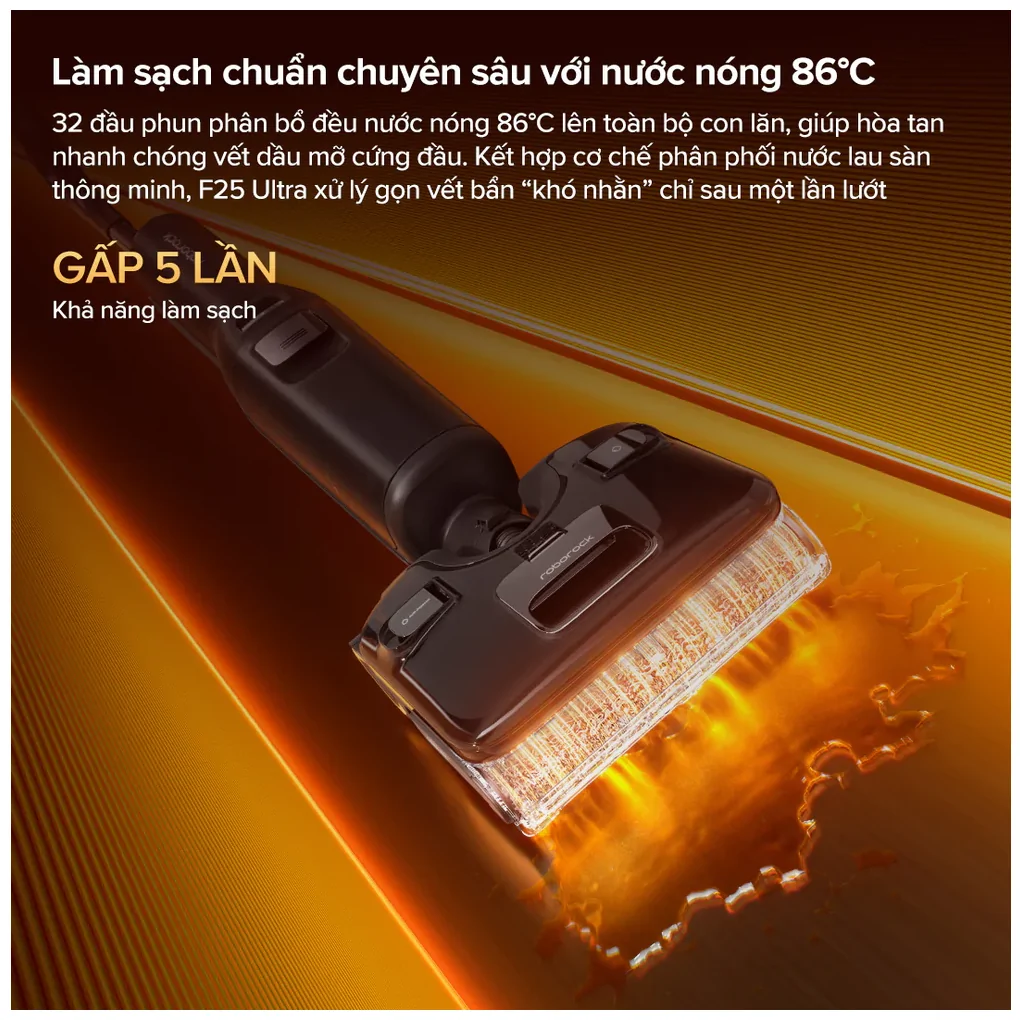 Máy Hút Bụi Cầm Tay Roborock F25 Ultra Đen 4