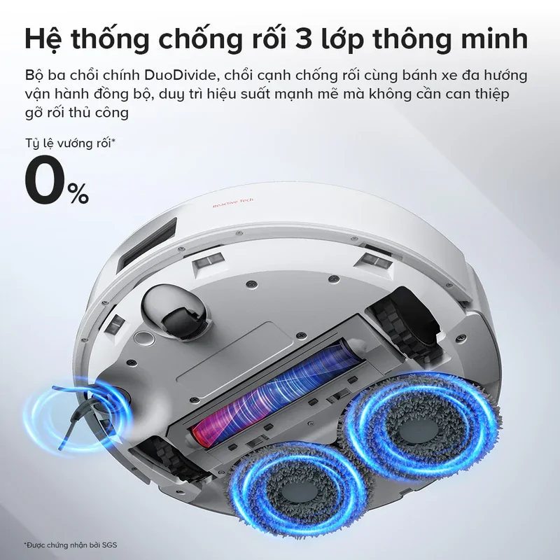 Robot Hút Bụi Lau Nhà Roborock Qrevo C Pro - Trắng 13