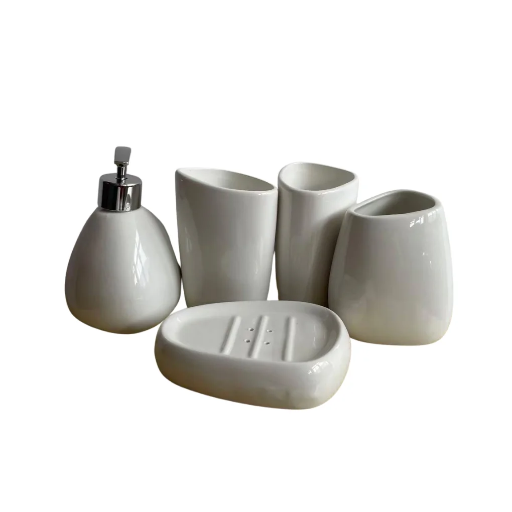 Bộ Phòng Tắm (5 món) ECOBS20252 Trắng 0