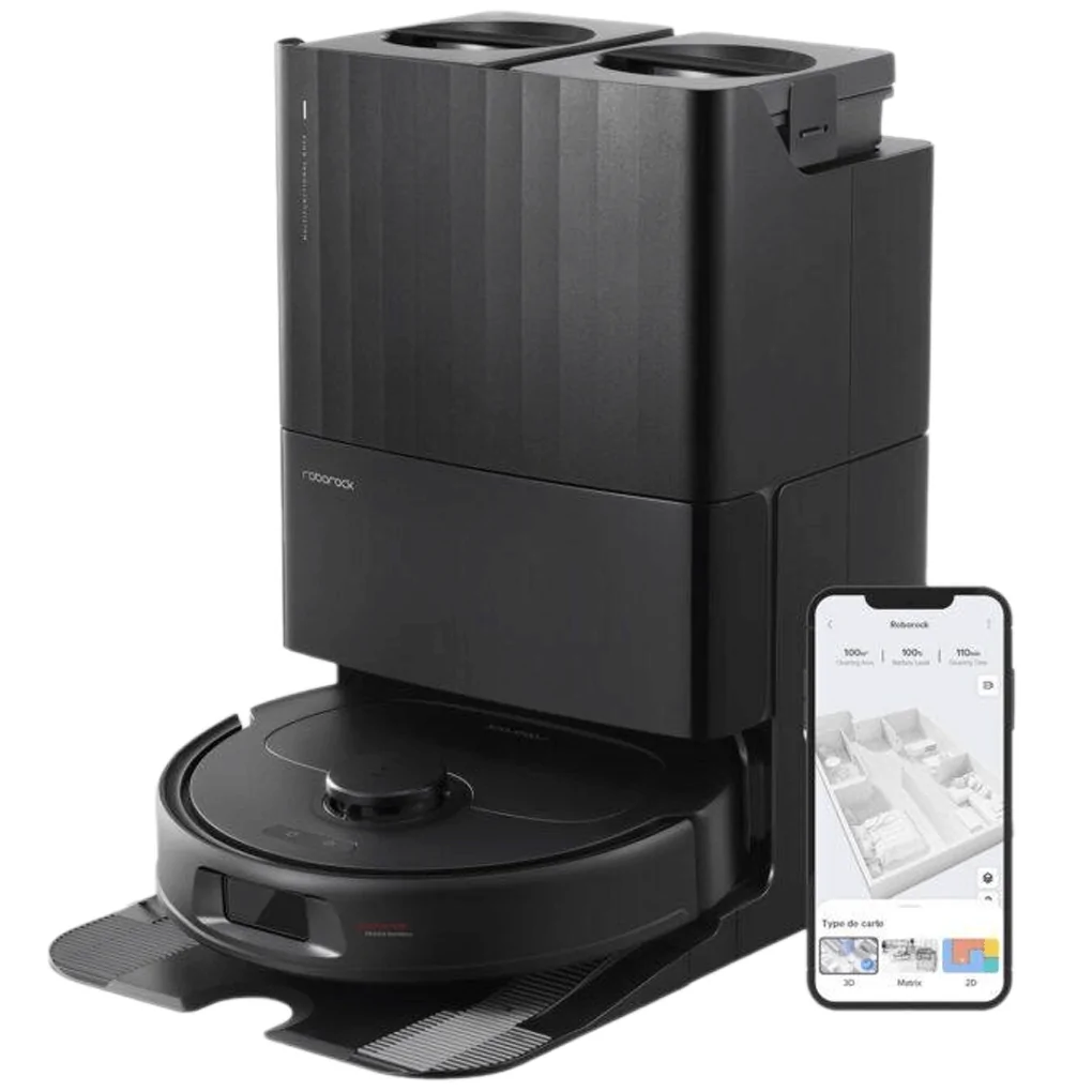 Robot Hút Bụi Lau Nhà Roborock Qrevo C Pro - Đen 1