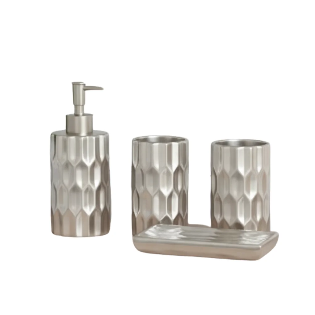 Bộ Phòng Tắm (4 món) ECOBS20251 Bạc 0