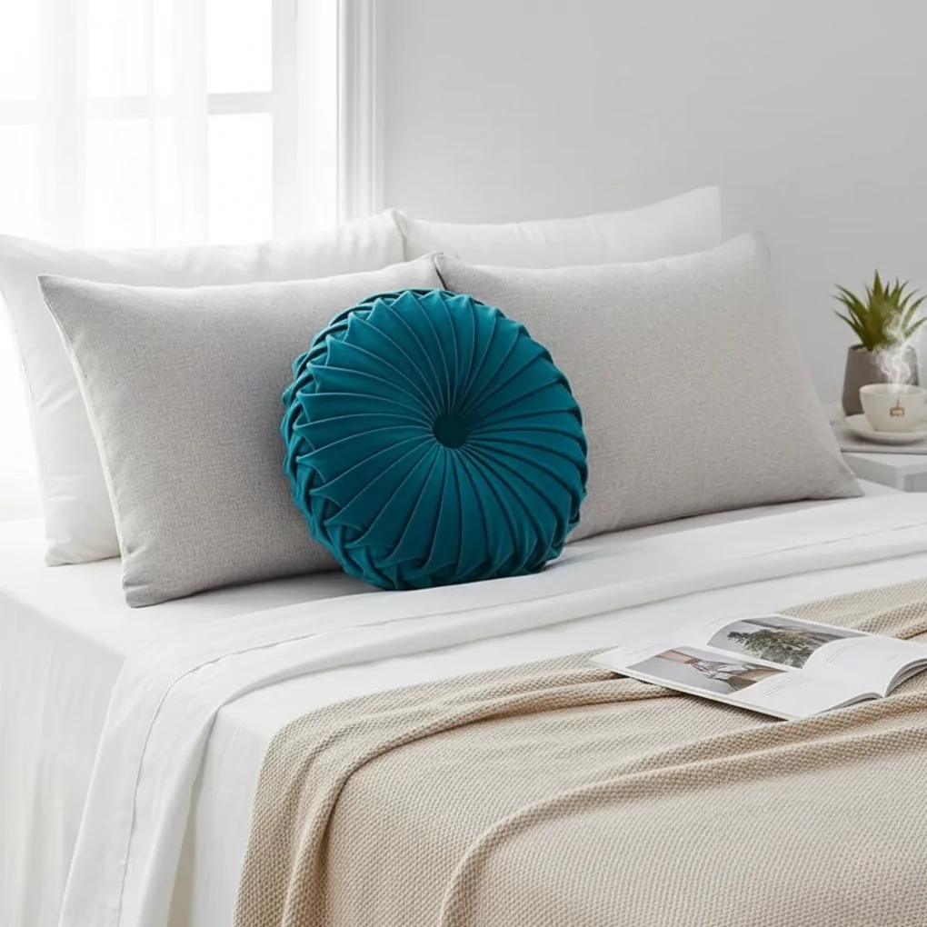 Gối Tựa Tròn ECOEC2 Xanh