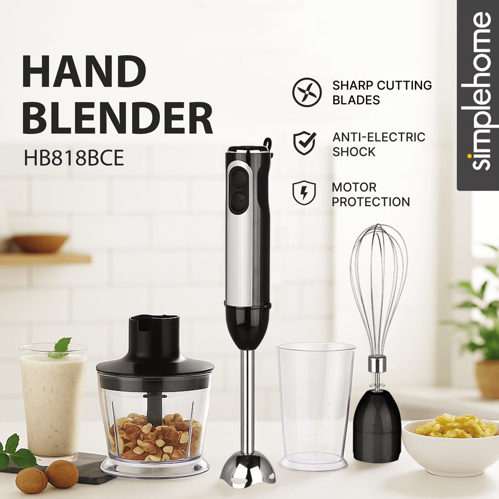 Máy Xay Sinh Tố Cầm Tay Đa Năng Simplehome HB818BCE 4