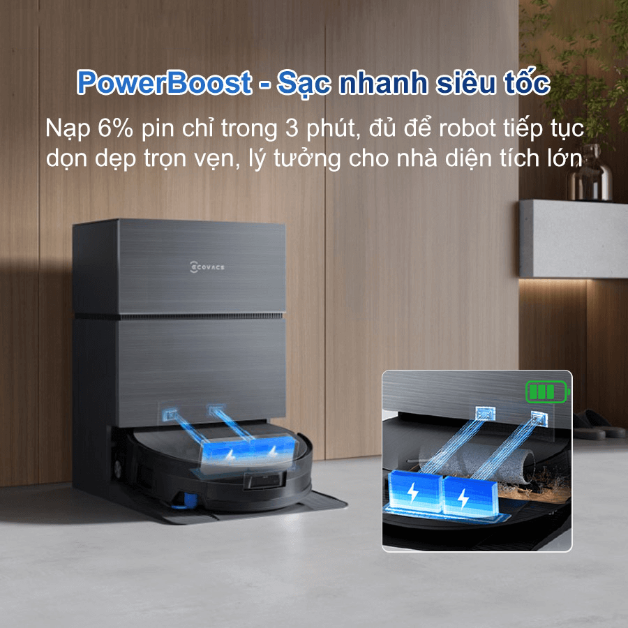 Robot Hút Bụi Lau Nhà Ecovacs Deebot X11 Pro Omni 18