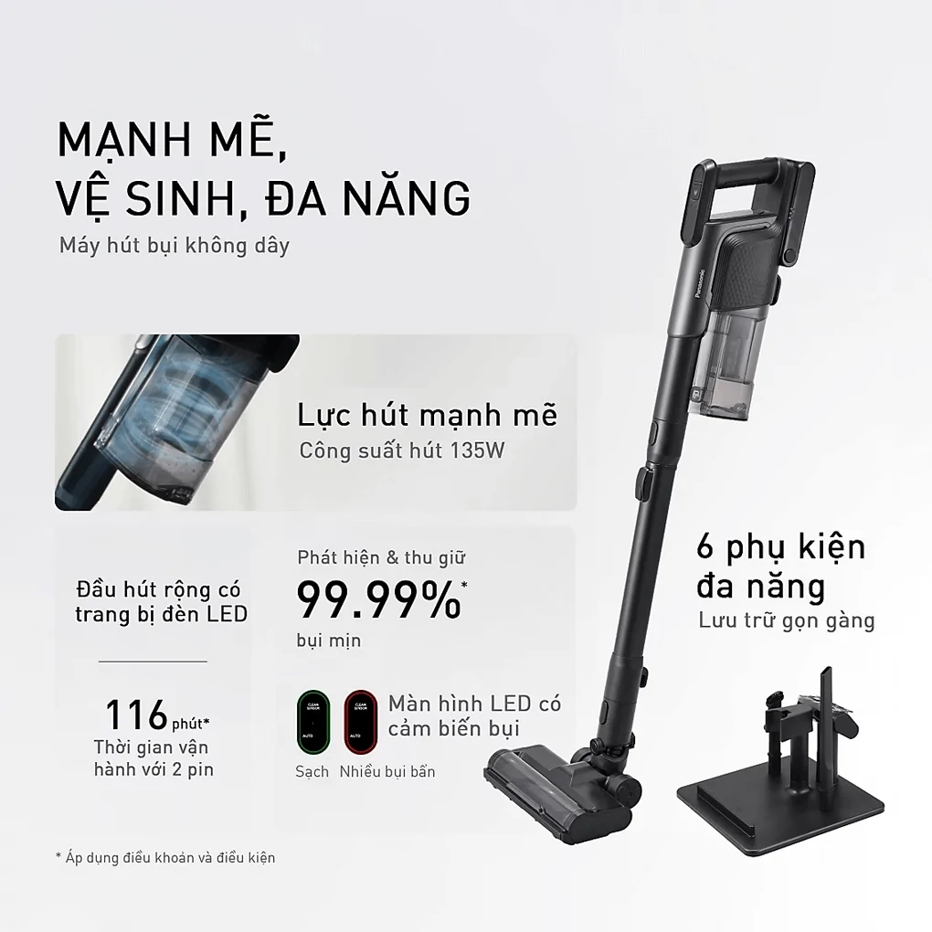Máy Hút Bụi Không Dây Panasonic MC-SBR70K946 5
