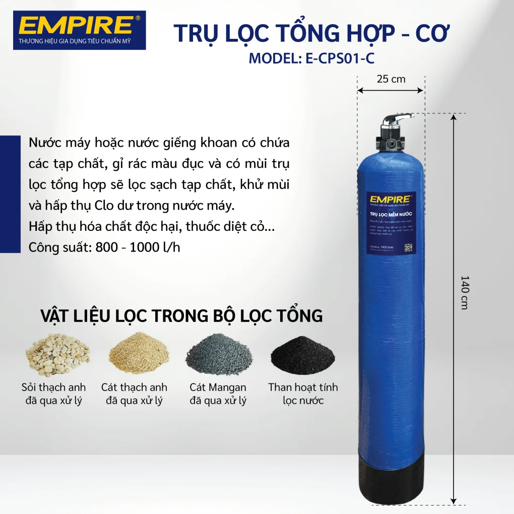 Bộ Lọc Tổng Hợp Empire E-CPS01-C 4